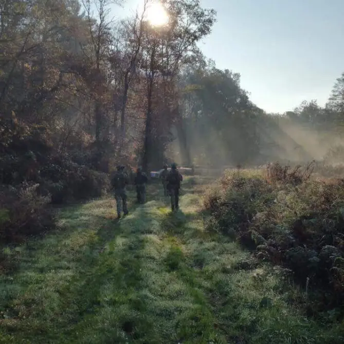 Campo softair boschivo di Gattico